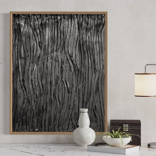 Dark Roots - 11x14” Textured Art