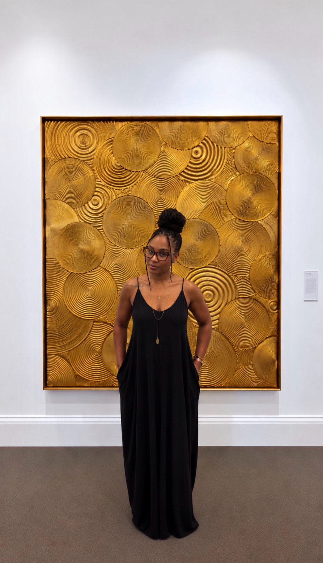 Jerilee Hippolyte in studio