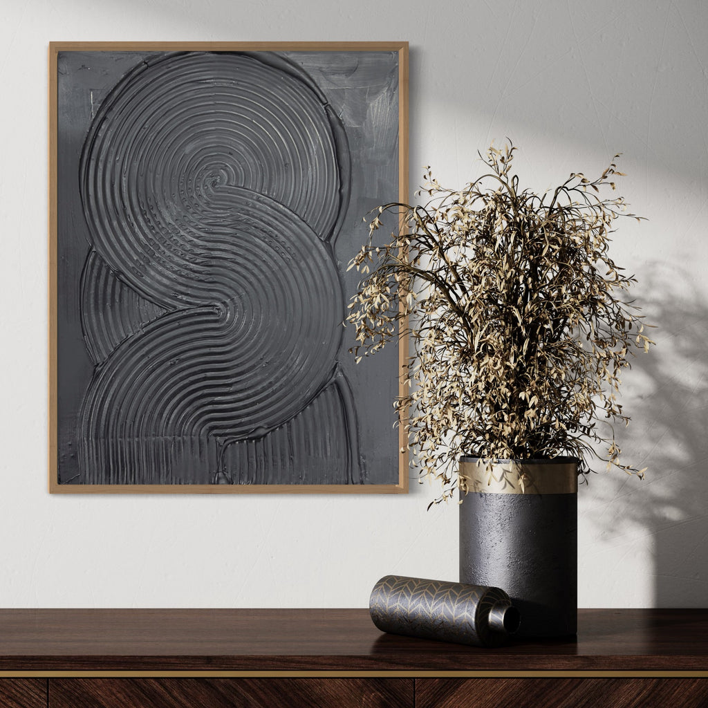 Pan Africa Noir - 11x14” Textured Art