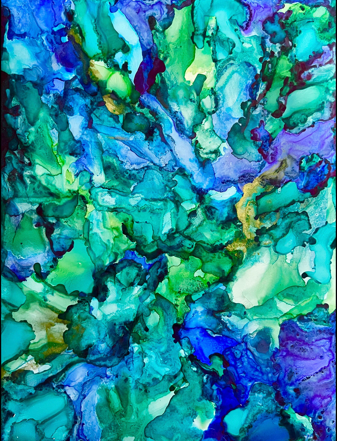 Flood Waters - Alcohol Ink