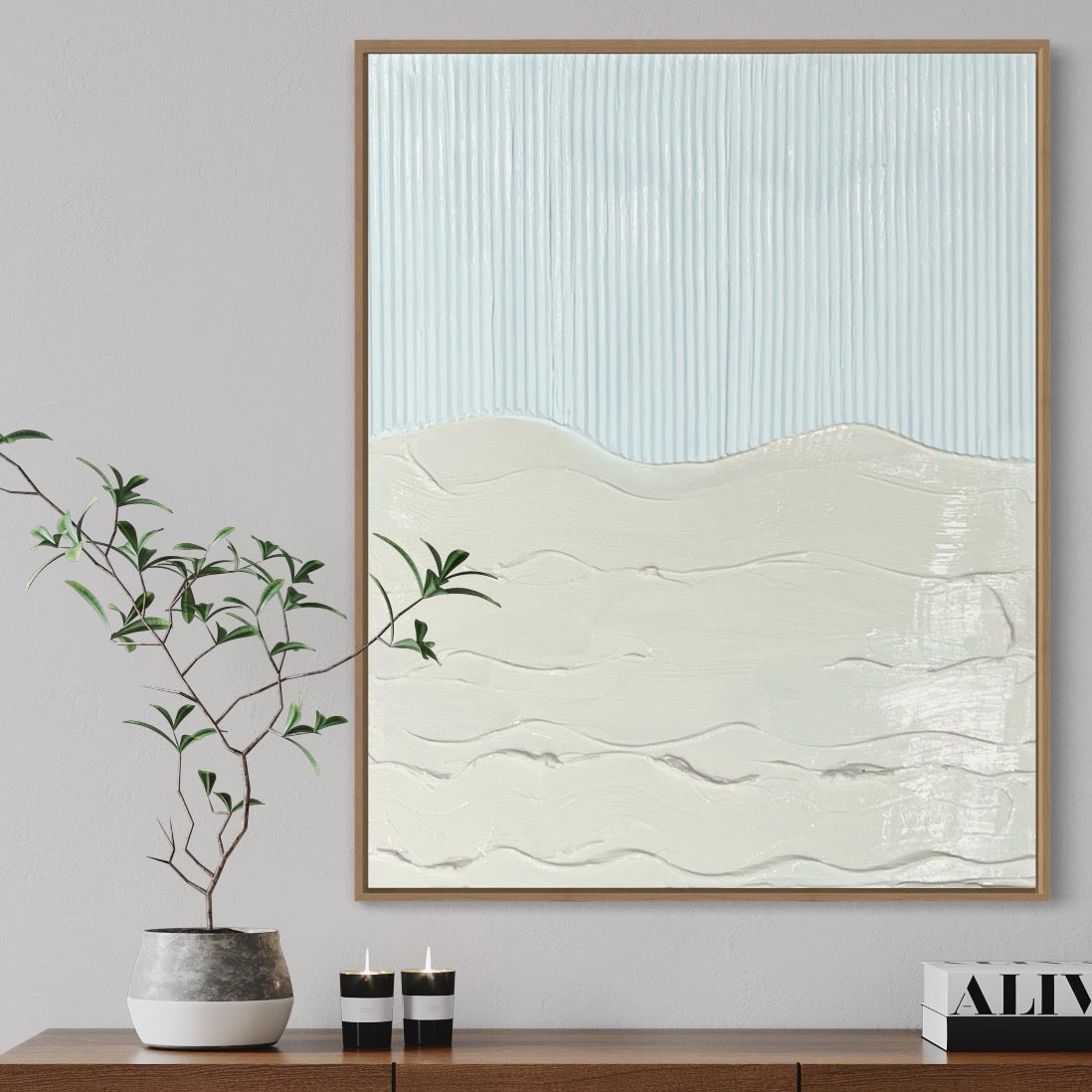 Underwater - 16x20” Textured Art