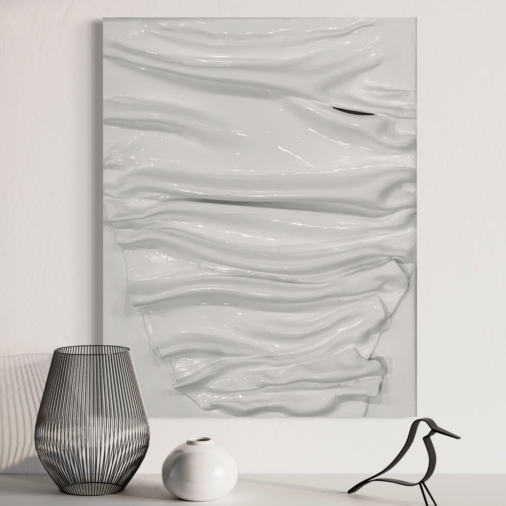 Stream - 11x14" Fabric Art