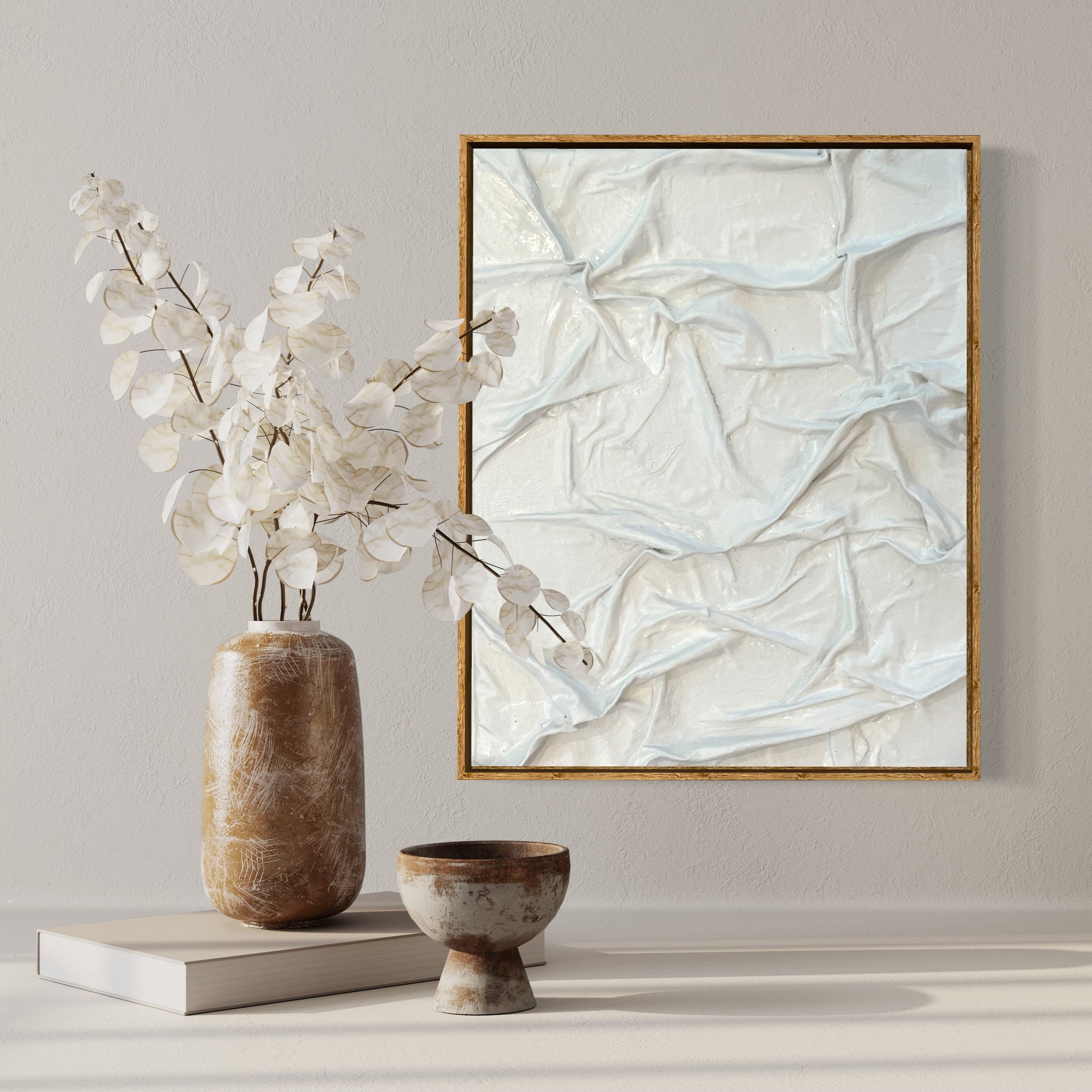 Rested - 8x10" Fabric Art